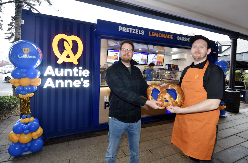 Auntie Anne’s Lands at Cheshire Oaks!